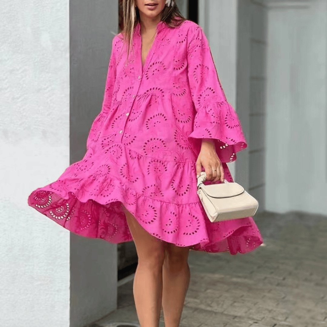 Esmeralda™ - Klänning med Broderier - Stil i Stockholm