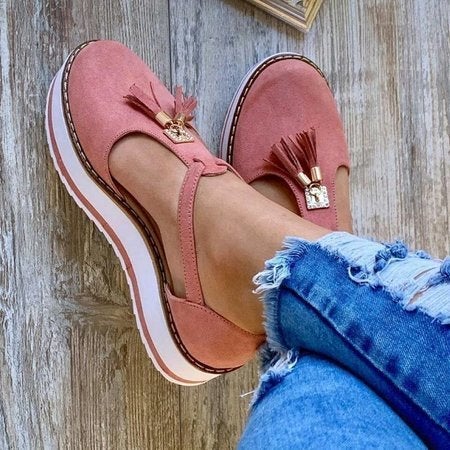 Stina™ - Ortopediska Skor med Tassel