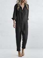 Dagny™ - Einfarbiger Jumpsuit