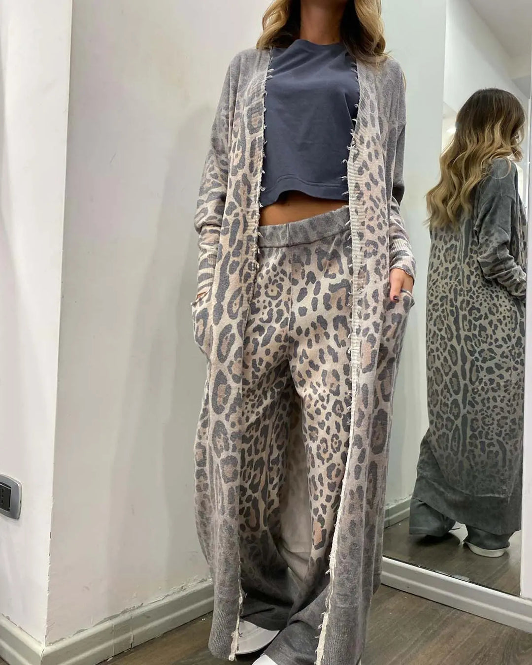 Leah™ - Set med Leopardmönster