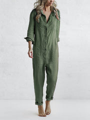 Dagny™ - Einfarbiger Jumpsuit