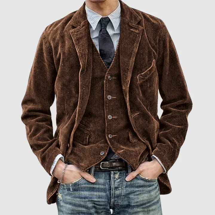 Kilian - Vintage Blazer och Väst i Corduroy