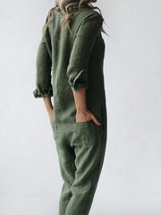 Dagny™ - Einfarbiger Jumpsuit