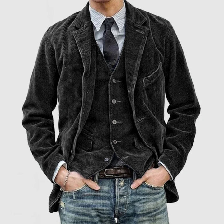 Kilian - Vintage Blazer och Väst i Corduroy