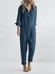 Dagny™ - Einfarbiger Jumpsuit