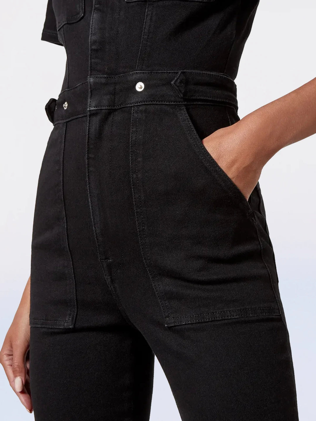 Emma™ - Smal Bootcut Denim Jumpsuit - Stil i Stockholm