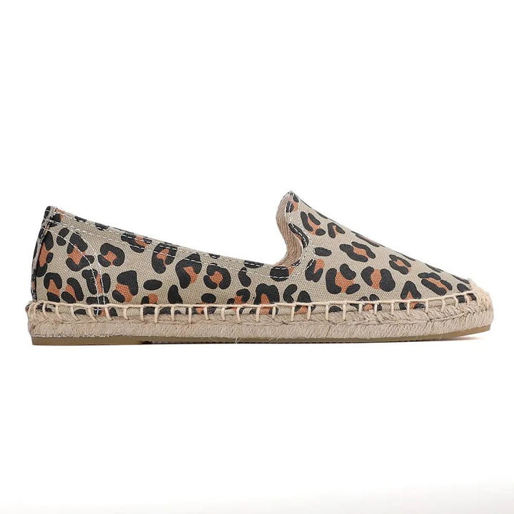 Espadriller Leopard Loafers för Kvinnor - Stil i Stockholm