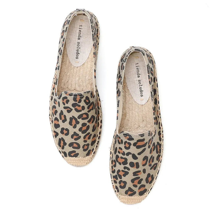 Espadriller Leopard Loafers för Kvinnor - Stil i Stockholm