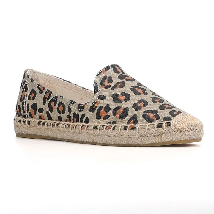 Espadriller Leopard Loafers för Kvinnor - Stil i Stockholm