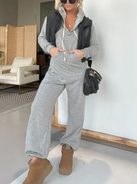 Jumpsuit i French Terry från Cozy Days - Stil i Stockholm