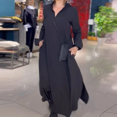 Marie™ - Lockeres Maxikleid mit Seitenschlitzen