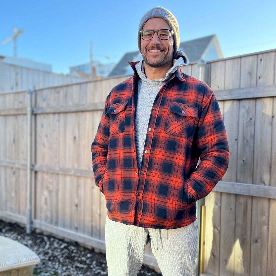 Jack™ - Randig Flanelljacka