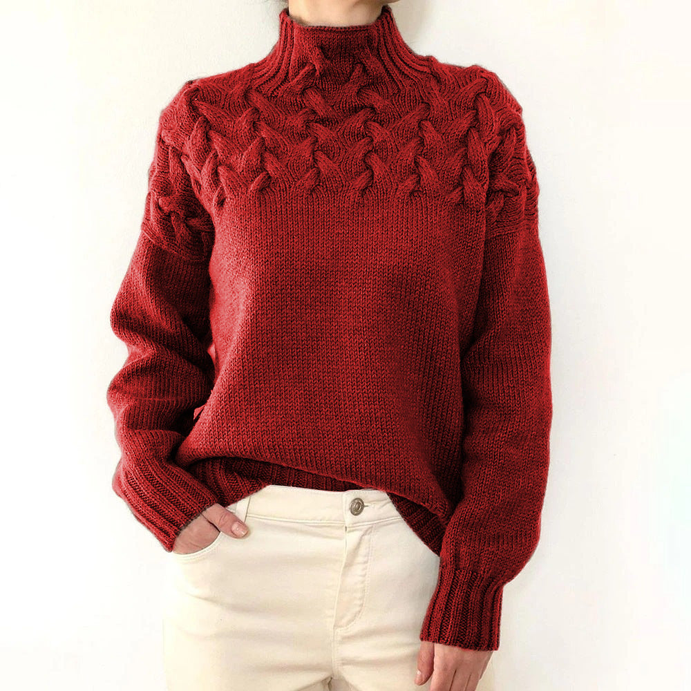 Sara™ - Rollkragenpullover Gestrickt