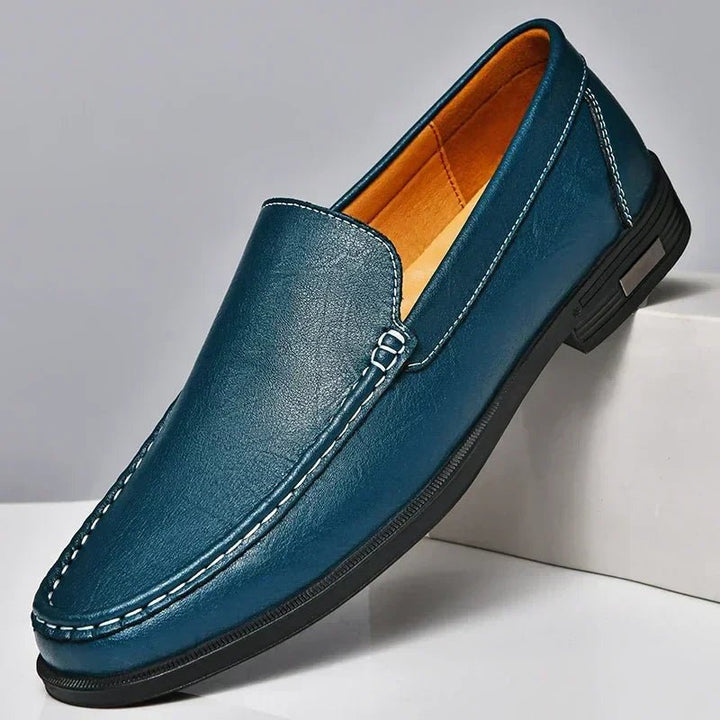 Valdemir™ - Slip On-Loafers i Läder - Stil i Stockholm