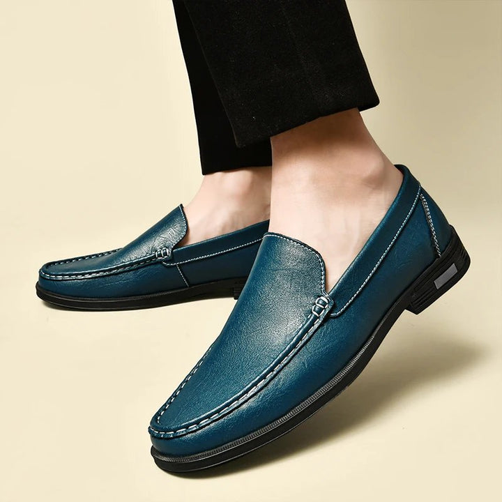 Valdemir™ - Slip On-Loafers i Läder - Stil i Stockholm