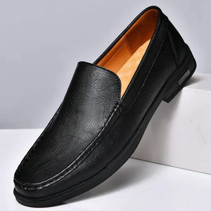 Valdemir™ - Slip On-Loafers i Läder - Stil i Stockholm