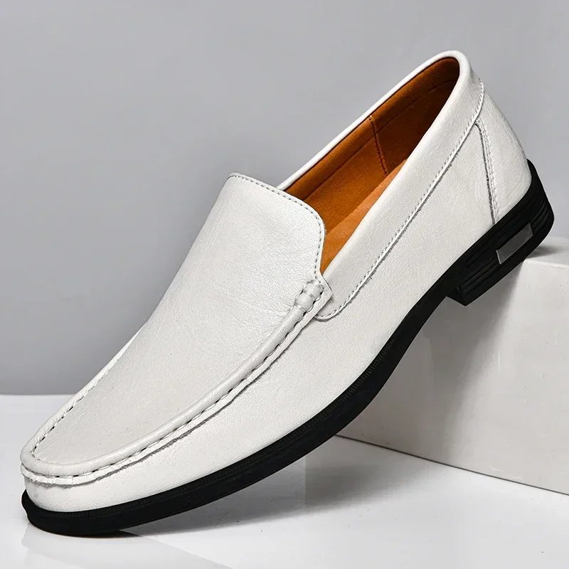 Valdemir™ - Slip On-Loafers i Läder - Stil i Stockholm